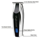 PULIS Professional Hair Clipper High Power Electric Hair Trimmer with Digital Display Home Barber Bald Tool Head Shaver Machine