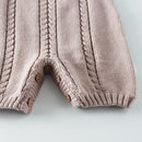 Baby-Strickspielanzug, niedlicher Overall, Neugeborenes, Mädchen, Jungen, Kleidung, Baby, Mädchen, Junge, ärmellos, Overall, Kleinkind, Strick-Strampler