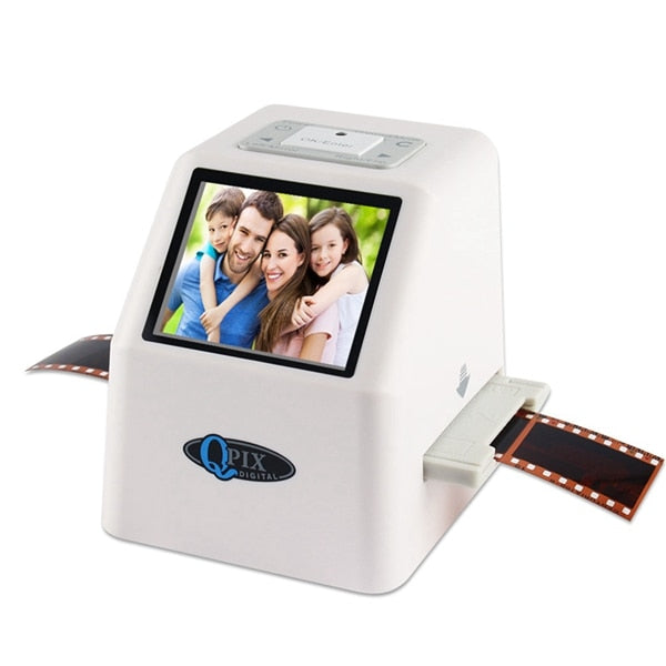 35mm Film Scanner 22 Mega Pixels Negative Slide Scanner 110 135 126KPK Digital Film Converter with 2.4&quot;LCD Support Russian