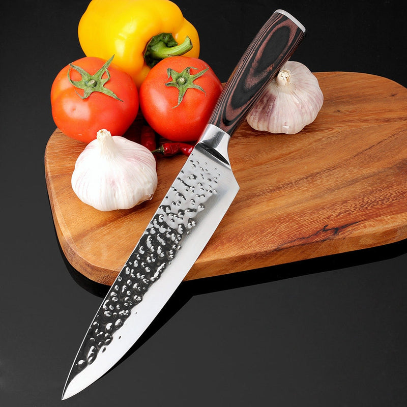 XITUO Kitchen Knife Chef 8 inch 7" Stainless Steel Knives Sushi Meat Santoku Japanese 7CR17 440C High Carbon Knife Cooking