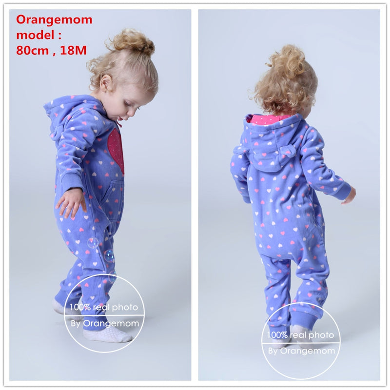 2022 Frühlingsoverall-Babykleidungs-Vliesspielanzug-Babymantel 12M-24M scherzt Kostüme für Babykleidung, Körperkindspielanzug