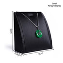 Black PU Leather Jewellery Ring Earrings Stand Holder Set Jewelry Pendant Necklace Chain Chokers Display Bust Bangle Organzier