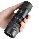 Maifeng 8-40x40 Telescopio monocular Compacto Zoom retráctil Impermeable Bak4 Profesional HD ED Glass con trípode Clip para teléfono
