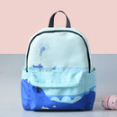 Moon Wood Frauen Rucksack Schwarz Blau Reisetasche Print Sea Moon Casual Canvas Rucksack Schultaschen für Teenager Mädchen Sac