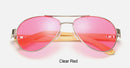 Ralferty Vintage Pilot Wood Sunglasses Men Women UV400 Gradient Sun Glasses Driver Sport Eyewear Original Bamboo Sunglass K1510