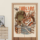 Japanese Style decorative door curtain fabric cloth home screens partition bathroom sushi kitchen restaurant curtains