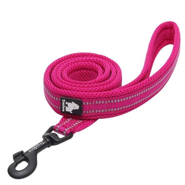 Truelove Soft mesh Nylon Dog Leash Double Trickness Running Reflective safe Walking Training Pet Dog Lead leash Stock 200cm hot