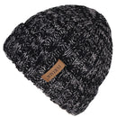 FURTALK, gorro de invierno para mujer, gorro con forro polar, gorro de invierno tejido para mujer y niña, rojo, negro, blanco, rosa y gris