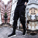 Nuevos pantalones Cargo de algodón con múltiples bolsillos estilo Harajuku para hombre, ropa informal estilo hip hop de otoño, pantalones elásticos informales de camuflaje