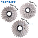 SUNSHINE Road Bike Freewheel 11-25T/28T/32T/34T/36T Bicycle Flywheel 8/9/10/11/12S Speed Cassette Sprocket for Shimano HG K7