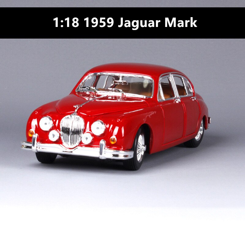 Bburago 1:18 Jaguar E-type Coupe, coche clásico de aleación, modelo de coche Retro, modelo de coche clásico, decoración de coche, regalo de colección