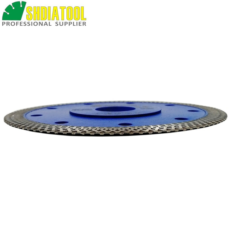 SHDIATOOL 1pc Diamond Cutting Disc X Mesh Turbo Saw Blade Rim Segment Circular Hot-pressed Sintered Dia 4" 4.5" 5" 7"8"9" 10"12"