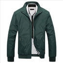 Autumn winter Men Jacket Windbreaker Male Overcoat Casual Solid color Jacket Slim Fit Men Windproof Jacket Coat size 6XL 7XL 8XL