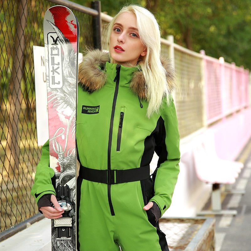 RUNNING RIVER Waterproof jumpsuit For women ski Suit women skiing Snowboard Jacket Female Snowboarding Set Clothing