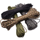 31m Paracord 550 Parachute Cord 100ft 4mm Paracord Rope Bundles Lanyard Rope Paracord Black Camping Equipment Survival Kit