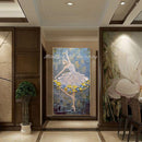 Mintura Ballet Dancer Picture Hand Painted Abstract Palette Knife  Oil Paintings On Canvas  Wall Art For Living Room  Home Decor