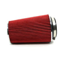Universal Kits Auto car Race Sports Intake Air Filter Air Filter 3" 115 mm Red Cone Filter Cleaner Vent Crankcase