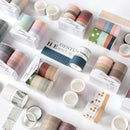 10 Pcs/lot Vintage Grid Stripe Washi Tape Adhesive Tape Diy Scrapbooking Sticker Label Craft Masking Tape Japanese Stationery