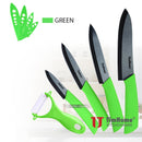 Hot Sale Timhome Zirconia 3"4"5"6" Ceramic Knife Set knife With covers Kitchen Knife Paring tools