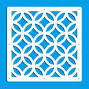 12 -piece 29x29 Cm Hanging Screens Living Room Parts Of Panels Partition Wall Art Diy Decoration White Wood Plastic yarn