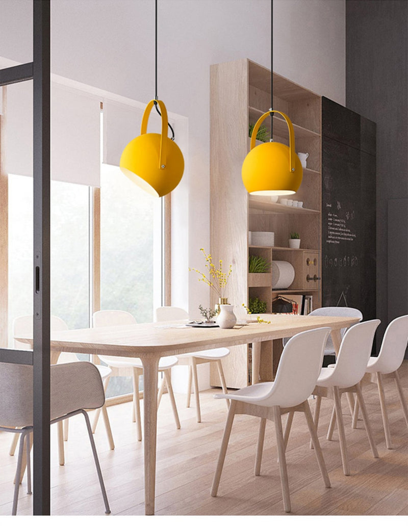 Modern LED Pendant Lights Colourful Wire Chandelier Dining-room Restaurant Ceiling Lamps E27 Home Decration Lighting Fixtures