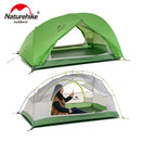 Naturehike Tent Upgraded Star River Camping Tent Ultralight 2 Person 4 Season 20D Silicone Tent With Free Mat NH17T012-T