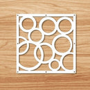 12 -piece 29x29 Cm Hanging Screens Living Room Parts Of Panels Partition Wall Art Diy Decoration White Wood Plastic yarn