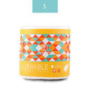 Happyflute 100% biologisch abbaubare und spülbare Windeleinlagen Stoffwindeleinlagen 1 Rolle Kostenloser Versand