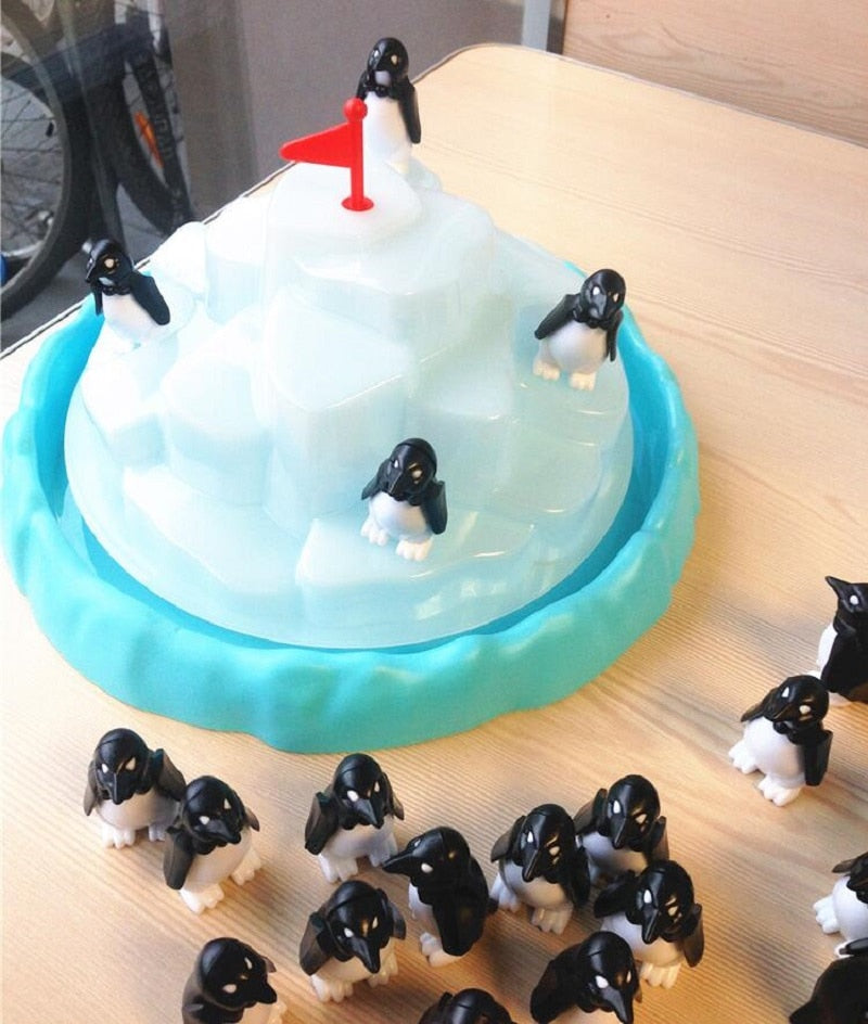 Penguin Iceberg balance toy Funny Family Party Game for Ages 4 and Up