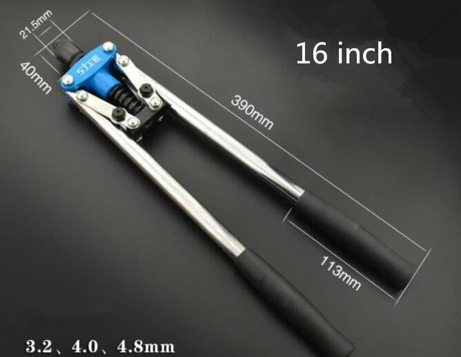 Herramienta de remache Pop para trabajo en madera de Metal, Kit de herramientas de reparación de pistola remachadora, herramienta manual resistente