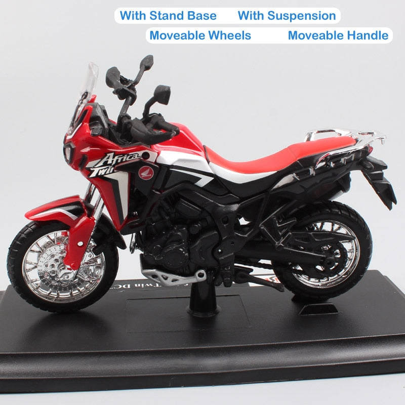 1:18 scale Maisto honda CRF1000L Africa Twin DCT 2016 adventure sport diecast motorcycle toy model off-road bike vehicle replica