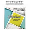 Orphee, 6 uds., cuerdas para guitarra acústica, serie QA, núcleo de acero Hexagonal popular, alambre de bronce 80/20, accesorios para guitarra de tensión superligera