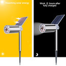 Solar Garden Light Waterproof IP65 Outdoor Solar Spotlight Wireless Sunpower Landscape Lamp for Garden Driveway Pathway
