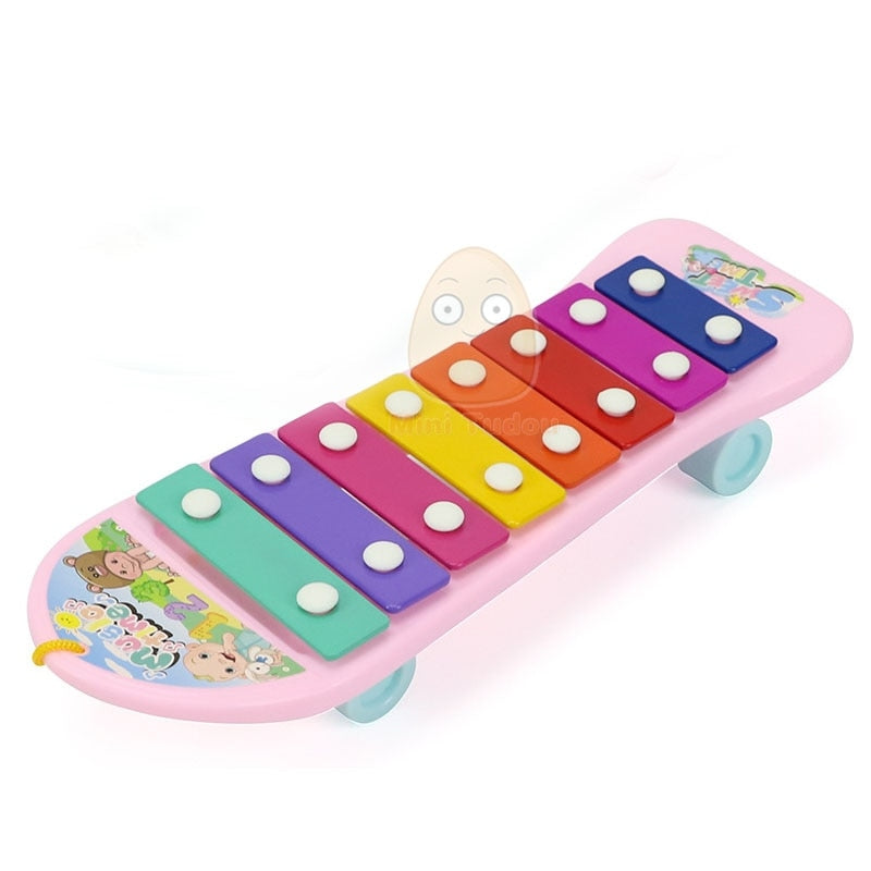 New Kids Music Bus Toys Instrument Xylophone Piano Lovely Beads Blocks Sorting Learning Educational Baby Toys For Children