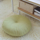 Round Shape 2 Size Cotton Linen Seat Cushion Silk Cotton Core Tatami Cushion Pillow Home Decoration Soft Car Sofa Cushion