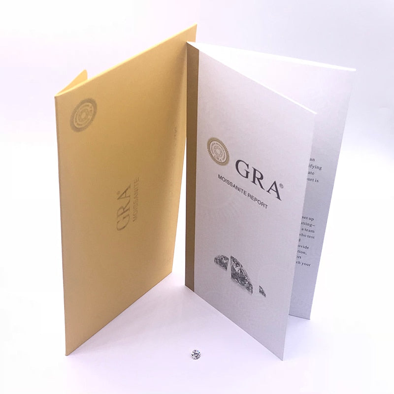 Loose Moissanite 1.0ct Carat 6.5mm IJ Color Round Brilliant Excellent Cut jewelry bracelet  diamond ring material