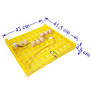 New 63 Eggs Incubator Turn Tray Poultry Incubation Equipment Chickens Ducks And Other Poultry Incubator Automatically Turn Eggs