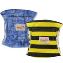 Ohbabyka, paquete de 2 pañales de tela para perros y mascotas, pantalones cortos sanitarios fisiológicos para perros, ropa interior, pantalones para perros de compañía, cubierta de pañal