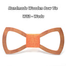 Mahoosive Wood Bow tie men Groom Marry Groomsmen Wedding Party Colorful Engraved Butterfly Cravats Mens wooden bow tie