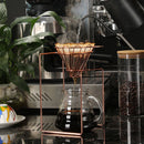 Coffee Filters Coffee Maker Dripper Geometric, Reusable Pour Over Coffee Filter Stand,Permanent Filter Basket