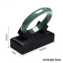 Black PU Leather Jewellery Ring Earrings Stand Holder Set Jewelry Pendant Necklace Chain Chokers Display Bust Bangle Organzier