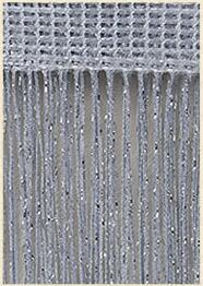 3x2.6m String Curtain Shiny Tassel Line Curtains Window Door Divider Drape Living Room Decor Valance