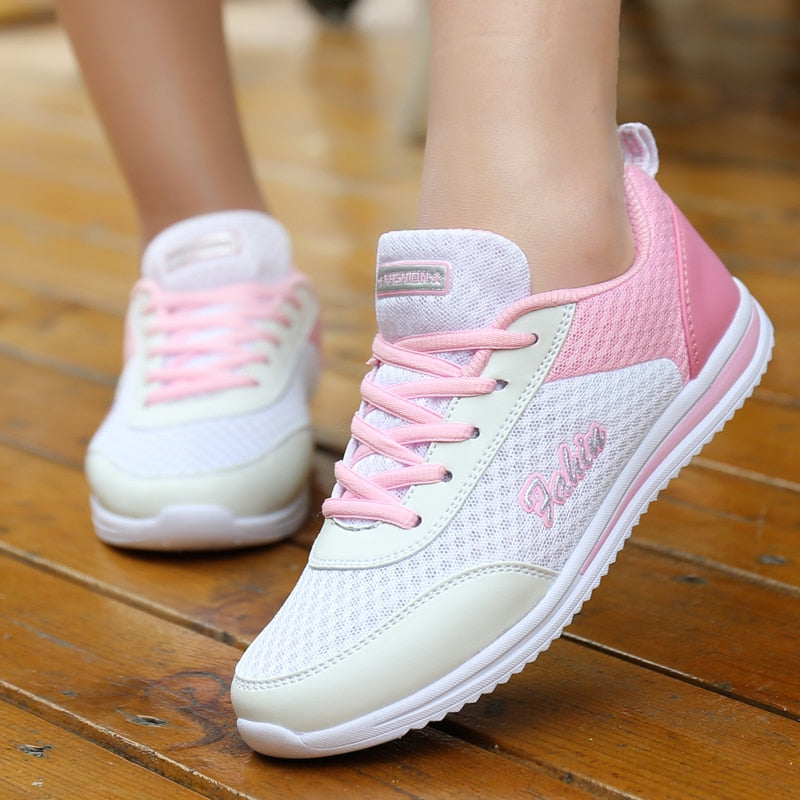 Zapatos de gimnasio para Mujer, Zapatillas de deporte de primavera y verano para Basket Femme, zapatos informales transpirables para Mujer, Zapatillas para Mujer