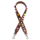 INS Hot Popular Genuine Leather Shoulder Strap Colorful bag accessories Women handbag strap asas para bolso