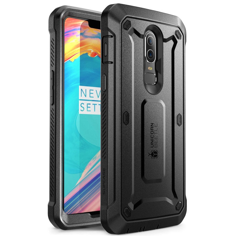 SUPCASE para OnePlus 6 Case UB Pro Funda protectora resistente de cuerpo completo con protector de pantalla incorporado para One Plus 6 Cover