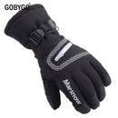 GOBYGO Men Women Children Ski Gloves Waterproof Warm Cycling Hockey Gloves Winter Sports Skiing Snowboard Gloves