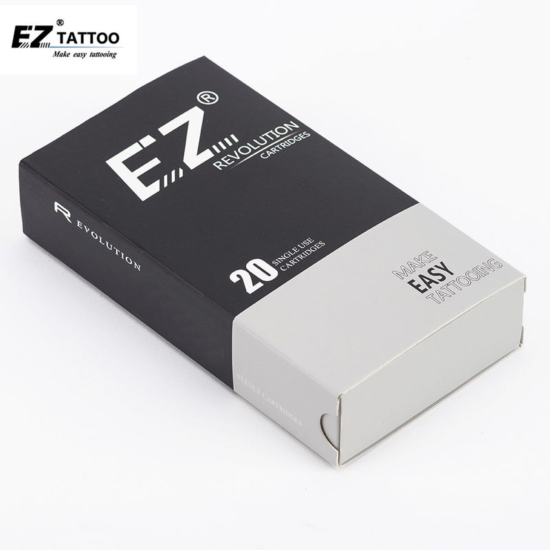 EZ Assorted New Mixed Revolution Tattoo Cartridge Needles  RL RS M1 CM for Cartridge Machine Grips Tattoo Supply 200 Pcs /Lot