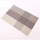 WHQ, 4 Uds., manteles individuales de 40x30cm de PVC, tapete para mesa de comedor, almohadillas para cuencos de disco, posavasos, mantel impermeable, almohadilla antideslizante moderna