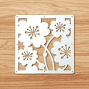 12 -piece 29x29 Cm Hanging Screens Living Room Parts Of Panels Partition Wall Art Diy Decoration White Wood Plastic yarn