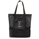 JJDXBPPDD Women Simple Functional Portable Foldable Shopping Bag Balck Tote Bags Package Crossbody Bags Purses Casual Handbag